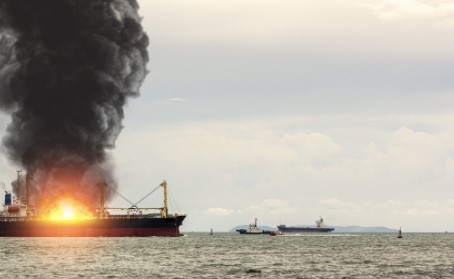 Продължава издирването на изчезналите от запалилия се ферибот край остров